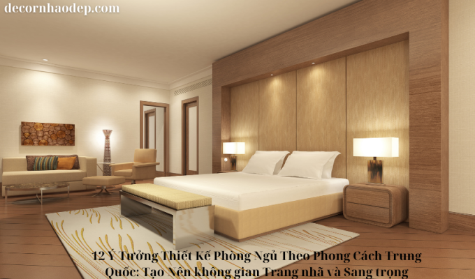 12 Ý Tưởng Thiết Kế Phòng Ngủ Theo Phong Cách Trung Quốc: Tạo Nên không gian Trang nhã và Sang trọng